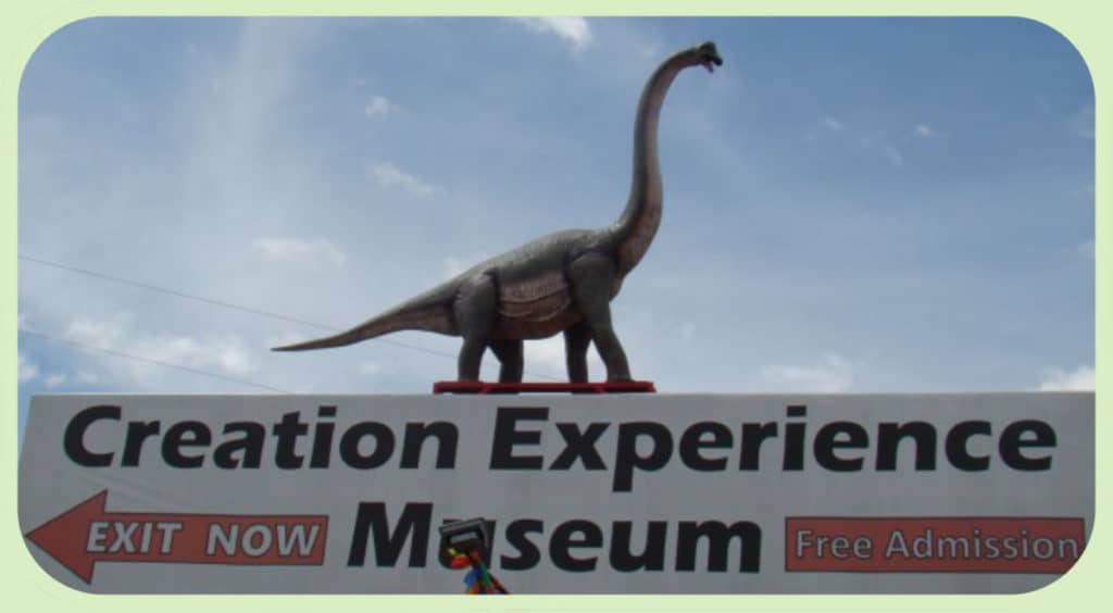 Creation Experience Museum Sign